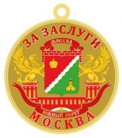 Изображение награды : медаль "За заслуги перед ЮАО г. Москвы"
