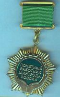 Изображение награды : нагрудный (наградной) знак "Отличник социально-трудовой сферы"