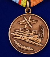 Изображение награды : медаль "За службу в Военно-воздушных силах"