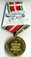 Изображение награды : медаль "80 лет государственному пожарному надзору"
