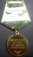 Изображение награды : медаль "За службу (ФССП)"