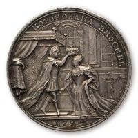 Изображение награды : медаль "В память коронования императрицы Екатерины I"