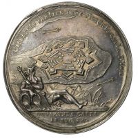 Изображение награды : настольная медаль "На взятие крепости Динамюнда"