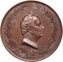 Изображение награды : настольная медаль "В память архитектора К.А. Тона"