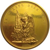 Изображение награды : настольная медаль "В память кончины Императрицы Марии Александровны"