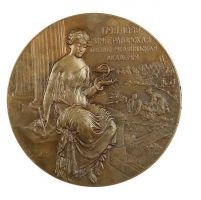 Изображение награды : настольная медаль "В память 100-летия Императорской Военно-Медицинской академии"