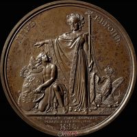 Изображение награды : настольная медаль "На восстановление европейского мира"