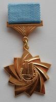 Изображение награды : знак "За участие в строительстве объектов социалистической интеграции"