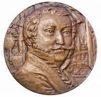 Изображение награды : настольная медаль "Александр Алябьев"