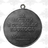 Изображение награды : медаль "За заслуги в освоении космоса"