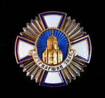 Изображение награды : нагрудный (наградной) знак "Патриарший знак храмостроителя"