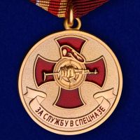 Изображение награды : медаль "За службу в спецназе"